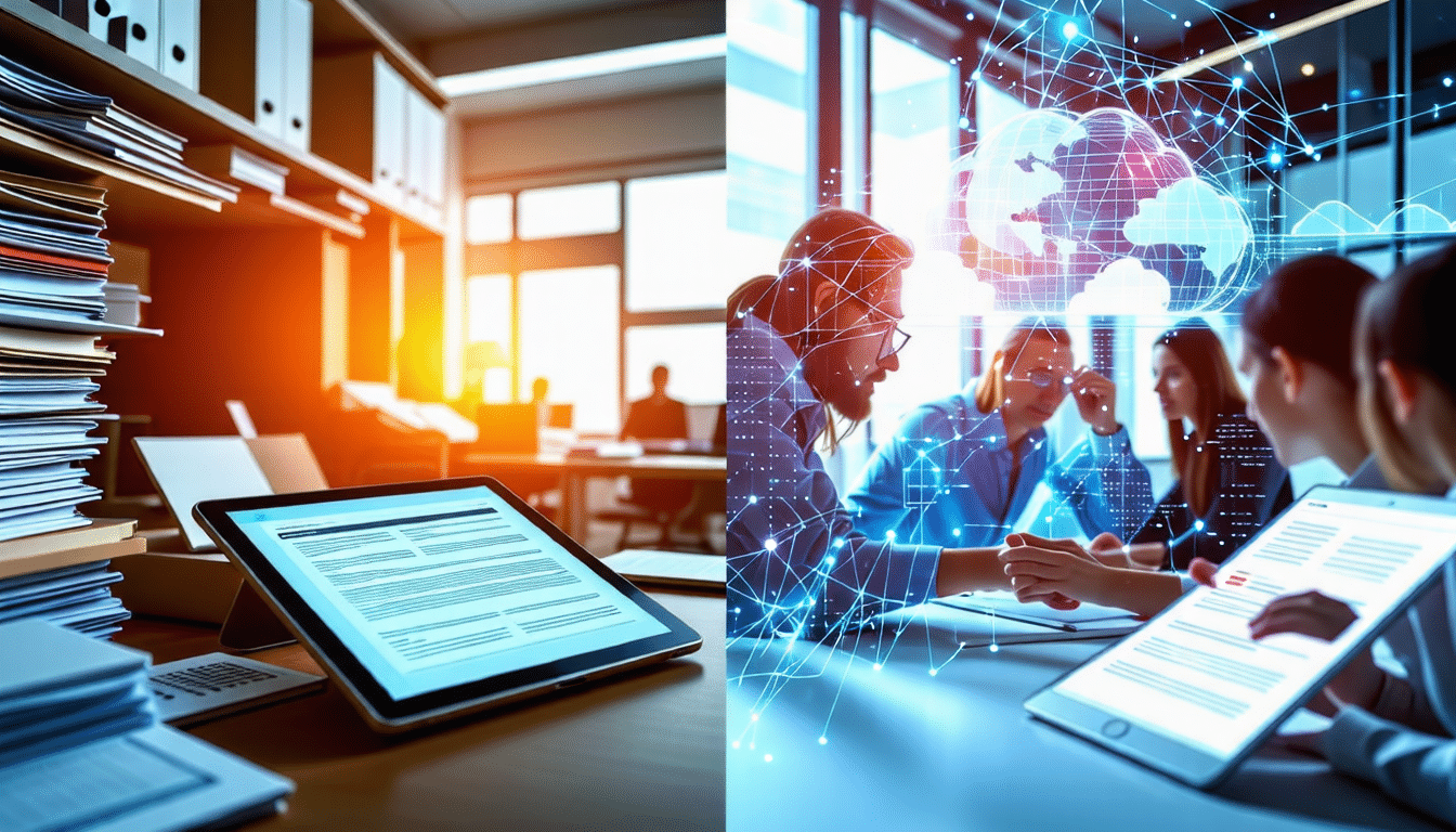 découvrez les principes fondamentaux de la dématérialisation, un processus essentiel pour optimiser la gestion documentaire et améliorer l’efficacité opérationnelle. apprenez comment cette approche moderne transforme les entreprises en réduisant les coûts, en simplifiant les flux d’information et en facilitant l’accès aux données.