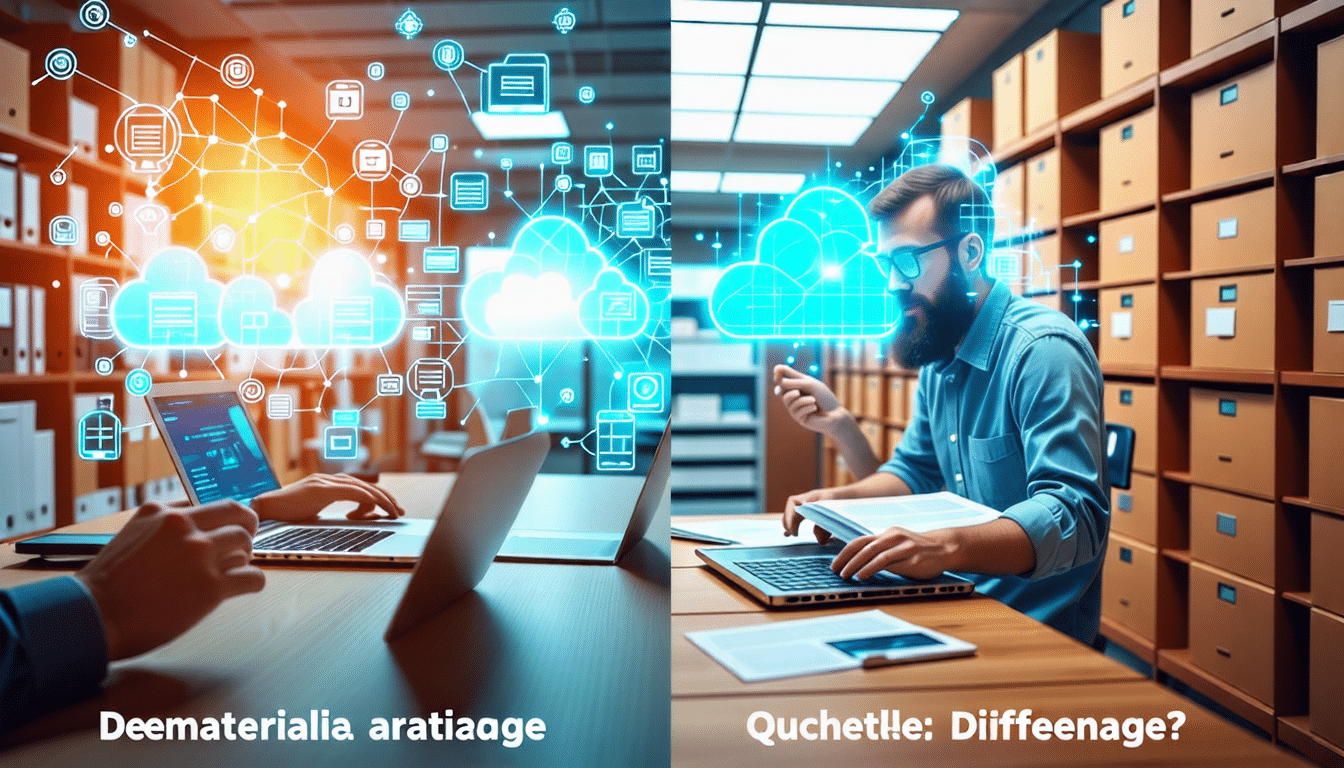 découvrez les distinctions entre la dématérialisation et l’archivage dans cet article. comprenez comment ces deux concepts facilitent la gestion documentaire et améliorent l’efficacité des entreprises tout en assurant la sécurité des données.