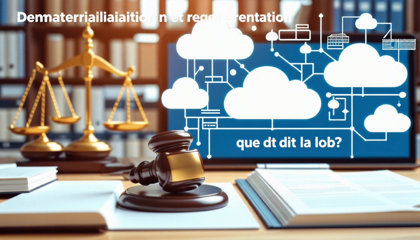 découvrez les enjeux de la dématérialisation dans le cadre de la réglementation actuelle. cet article vous éclaire sur les exigences légales, les obligations des entreprises et les impacts de la loi sur la digitalisation des documents.