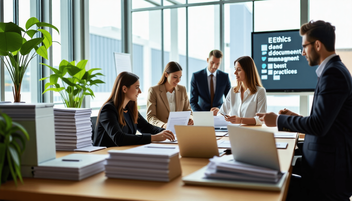 découvrez les bonnes pratiques d’éthique en gestion documentaire pour assurer une gestion responsable et efficace des informations. apprenez à respecter la confidentialité, la transparence et l’intégrité des documents tout en optimisant vos processus organisationnels.